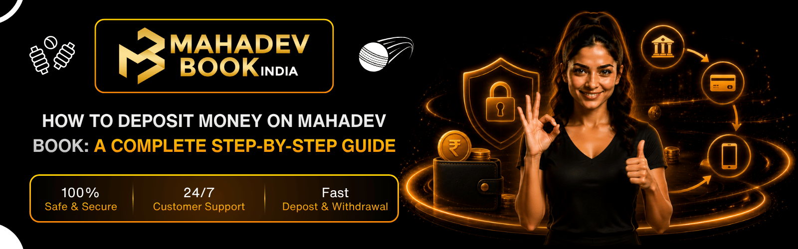 Deposit Money on Mahadev Book