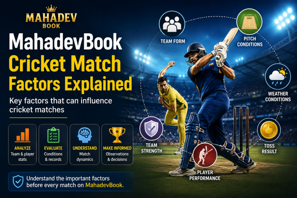 MahadevBook Cricket Match Factors