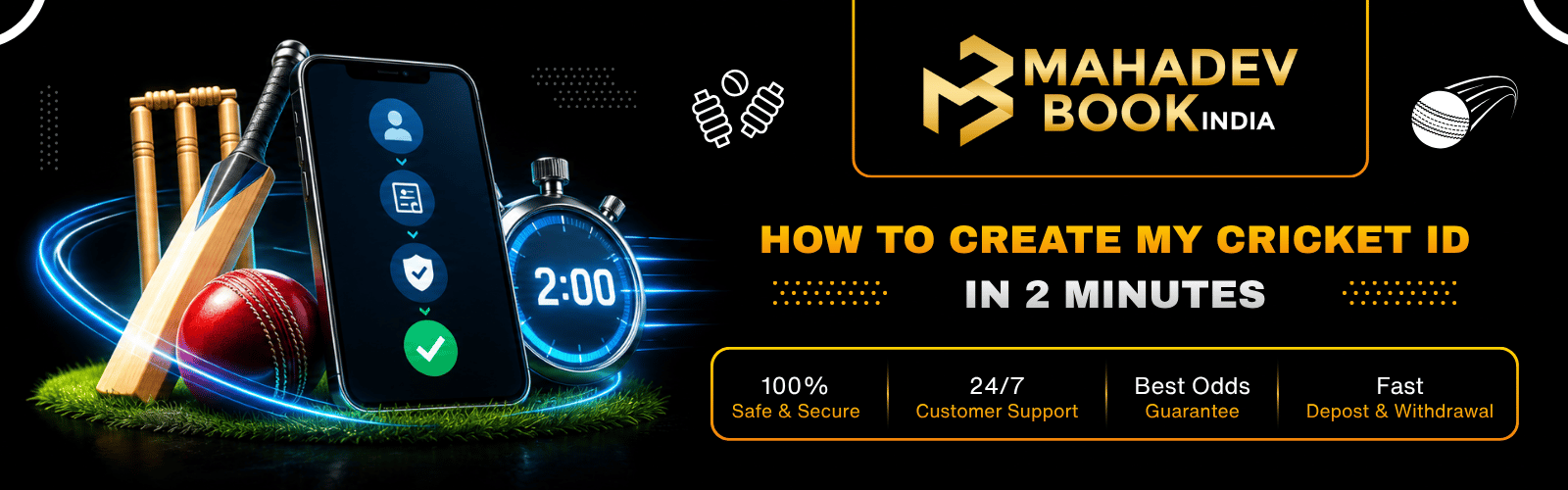 create my Cricket ID in 2 minutes