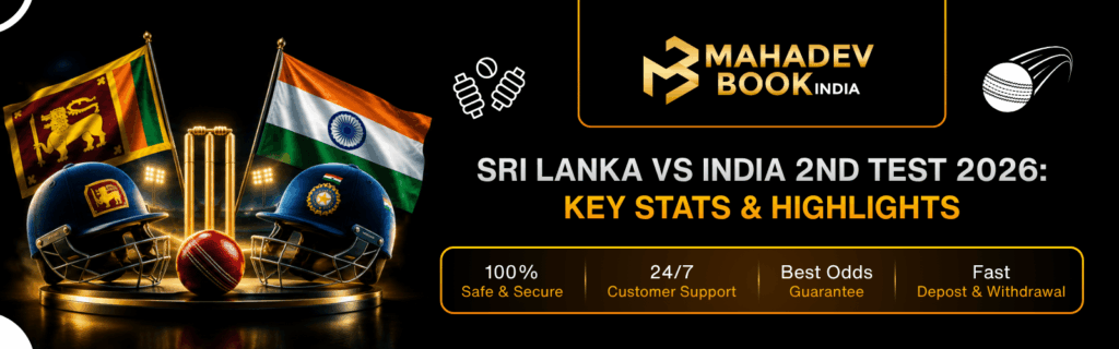 Sri Lanka vs India 2nd Test 2026