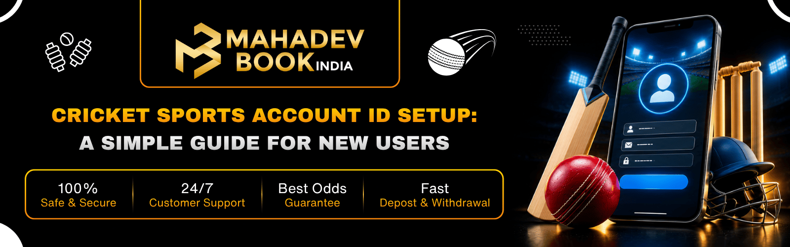 Cricket Sports Account ID Setup