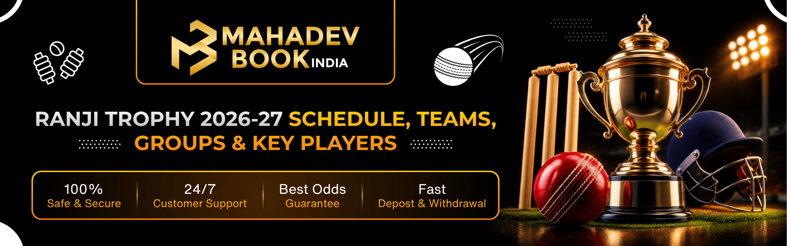 Ranji Trophy 2026-27 Schedule